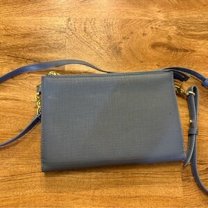 Dagne Dover • Blue Crossbody Folding Wallet